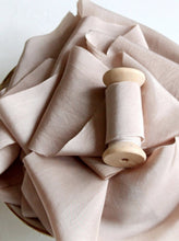 Load image into Gallery viewer, Beige nude silk habotai ribbon