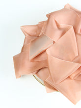 Load image into Gallery viewer, Mellow peach silk habotai ribbon