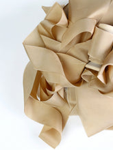 Load image into Gallery viewer, Whisky beige silk habotai ribbon