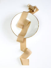 Load image into Gallery viewer, Whisky beige silk habotai ribbon