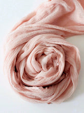 Load image into Gallery viewer, Antique pink gauze runner