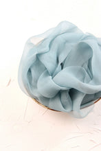 Load image into Gallery viewer, Seafoam crinkle silk ribbon