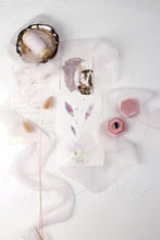 Load image into Gallery viewer, Blush crinkle silk ribbon