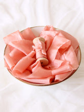 Load image into Gallery viewer, Coral silk habotai ribbon
