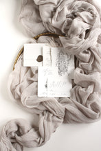 Load image into Gallery viewer, Canvas beige gauze runner