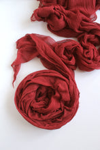 Load image into Gallery viewer, Strawberry red gauze runner
