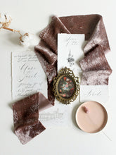 Load image into Gallery viewer, Chocolate silk velvet ribbon