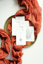 Load image into Gallery viewer, Red clay gauze runner
