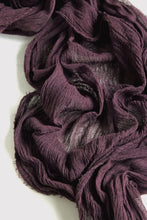 Load image into Gallery viewer, Aubergine gauze runner