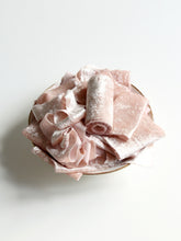 Load image into Gallery viewer, Antique rose silk velvet ribbon