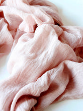 Load image into Gallery viewer, Antique pink gauze runner