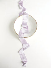 Load image into Gallery viewer, Lavender silk velvet ribbon