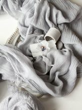 Load image into Gallery viewer, Stone grey gauze runner