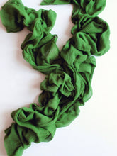 Load image into Gallery viewer, Forest green gauze runner