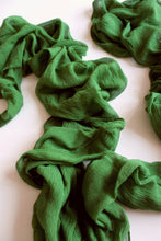 Load image into Gallery viewer, Forest green gauze runner