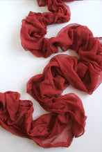 Load image into Gallery viewer, Strawberry red gauze runner