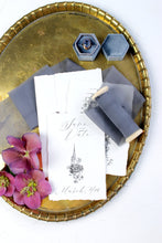 Load image into Gallery viewer, Dark gray silk georgette ribbon