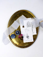Load image into Gallery viewer, Dove gray silk georgette ribbon