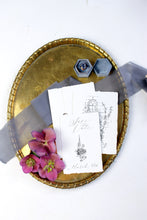 Load image into Gallery viewer, Dark gray silk georgette ribbon