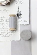Load image into Gallery viewer, Silver gray silk habotai ribbon