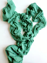 Load image into Gallery viewer, Aqua green gauze runner