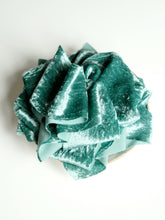 Load image into Gallery viewer, Sea green silk velvet ribbon