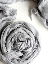 Load image into Gallery viewer, Stone grey gauze runner