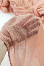 Load image into Gallery viewer, Peach moonstone gauze runner