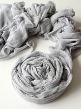 Load image into Gallery viewer, Stone grey gauze runner
