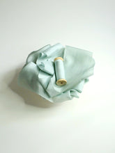 Load image into Gallery viewer, Mint silk habotai ribbon