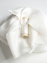 Load image into Gallery viewer, Ivory silk habotai ribbon
