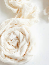 Load image into Gallery viewer, Ivory/off white gauze runner