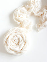 Load image into Gallery viewer, Ivory/off white gauze runner