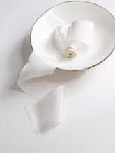 Load image into Gallery viewer, Ivory silk habotai ribbon