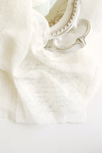Load image into Gallery viewer, Ivory/off white gauze runner