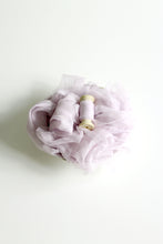 Load image into Gallery viewer, Lilac mist crinkle silk ribbon