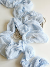 Load image into Gallery viewer, Ice blue gauze runner