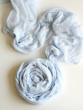 Load image into Gallery viewer, Ice blue gauze runner