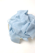 Load image into Gallery viewer, Light blue silk georgette ribbon