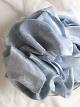Load image into Gallery viewer, Powder blue silk velvet ribbon