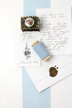 Load image into Gallery viewer, Light blue silk georgette ribbon