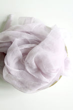 Load image into Gallery viewer, Lilac mist crinkle silk ribbon