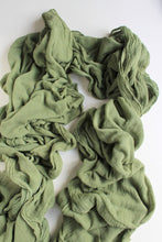 Load image into Gallery viewer, Olive gauze runner