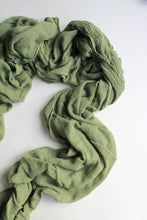 Load image into Gallery viewer, Olive gauze runner