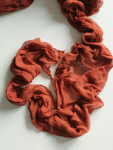 Load image into Gallery viewer, Red clay gauze runner