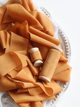 Load image into Gallery viewer, Butterscotch silk cotton ribbon
