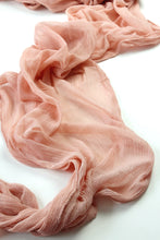 Load image into Gallery viewer, Peach moonstone gauze runner