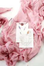 Load image into Gallery viewer, Pastel pink gauze runner