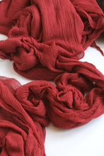 Load image into Gallery viewer, Strawberry red gauze runner