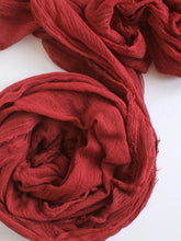 Load image into Gallery viewer, Strawberry red gauze runner